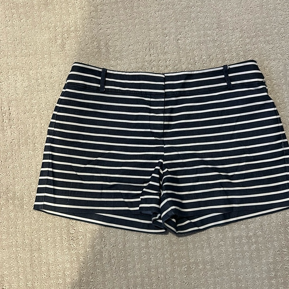 LOFT Riviera women’s striped shorts, size 10.